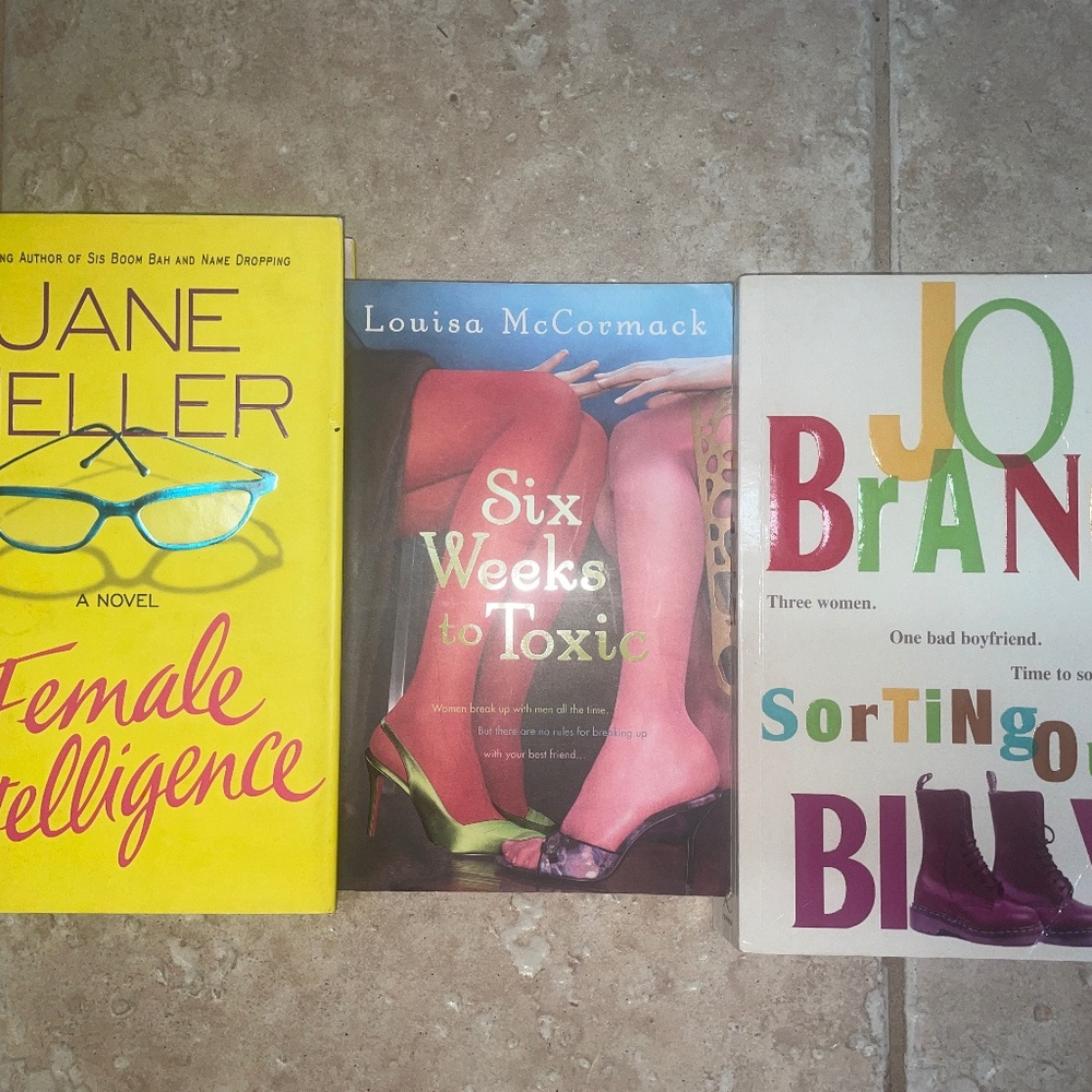 3-pack of novels
